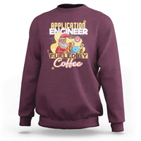 Application Engineer Sweatshirt Fueled By Coffee - Wonder Print Shop