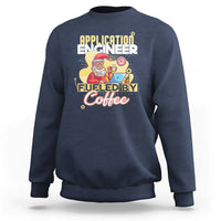 Application Engineer Sweatshirt Fueled By Coffee - Wonder Print Shop