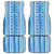 Tunisian Mosaic Pattern Car Mats with Blue Stripes and Traditional Tile Design