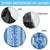 Tunisian Mosaic Pattern Spare Tire Cover with Blue Stripes and Traditional Tile Design