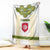 Tunisia Flag Traditional Tribal Pattern Green and White Pullover Blanket with National Crest and Emblem