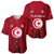 Tunisia National Flag Baseball Jersey with Crescent Star Emblem and Red Sport Design