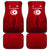 Tunisia National Flag Car Mats with Crescent Star Emblem and Red Sport Design