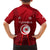 Tunisia National Flag Family Matching Summer Maxi Dress and Hawaiian Shirt with Crescent Star Emblem and Red Sport Design
