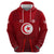 Tunisia National Flag Hoodie with Crescent Star Emblem and Red Sport Design