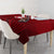 Tunisia National Flag Tablecloth with Crescent Star Emblem and Red Sport Design