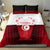 Tunisia Patriotic Bedding Set with National Crest, Crescent Star and Country Map