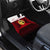 Tunisia Patriotic Car Mats with National Crest, Crescent Star and Country Map