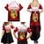 Tunisia Patriotic Family Matching Summer Maxi Dress and Hawaiian Shirt with National Crest, Crescent Star and Country Map