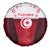 Tunisia Patriotic Spare Tire Cover with National Crest, Crescent Star and Country Map