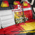 Tunisia Back Car Seat Cover with Camel, Jasmine Flowers, and National Flag Design