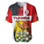 Tunisia Baseball Jersey with Camel, Jasmine Flowers, and National Flag Design