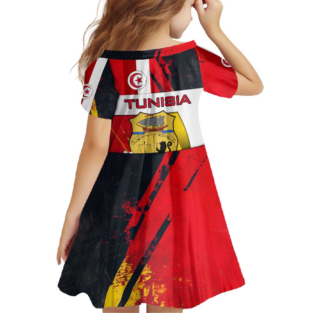 Tunisia Family Matching Off Shoulder Maxi Dress and Hawaiian Shirt with Camel, Jasmine Flowers, and National Flag Design
