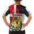Tunisia Family Matching Summer Maxi Dress and Hawaiian Shirt with Camel, Jasmine Flowers, and National Flag Design