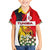 Tunisia Family Matching Summer Maxi Dress and Hawaiian Shirt with Camel, Jasmine Flowers, and National Flag Design