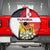 Tunisia Spare Tire Cover with Camel, Jasmine Flowers, and National Flag Design