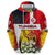 Tunisia Zip Hoodie with Camel, Jasmine Flowers, and National Flag Design