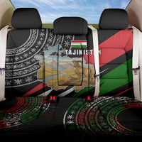 Tajikistan Marco Polo Sheep Back Car Seat Cover with Black Red Green Tribal Flag Pattern