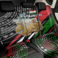 Tajikistan Marco Polo Sheep Back Car Seat Cover with Black Red Green Tribal Flag Pattern