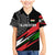 Tajikistan Marco Polo Sheep Family Matching Mermaid Dress and Hawaiian Shirt with Black Red Green Tribal Flag Pattern