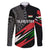 Tajikistan Marco Polo Sheep Family Matching Puletasi and Hawaiian Shirt with Black Red Green Tribal Flag Pattern
