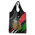 Tajikistan Marco Polo Sheep Grocery Bag with Black Red Green Tribal Flag Pattern