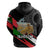 Tajikistan Marco Polo Sheep Hoodie with Black Red Green Tribal Flag Pattern