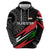 Tajikistan Marco Polo Sheep Hoodie with Black Red Green Tribal Flag Pattern