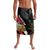 Tajikistan Marco Polo Sheep Lavalava with Black Red Green Tribal Flag Pattern