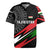 Tajikistan Marco Polo Sheep Rugby Jersey with Black Red Green Tribal Flag Pattern