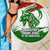 Tajikistan Beach Blanket Markhor with Red Green White Brushstroke Flag with Mountain Goat Design