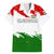 Tajikistan Family Matching Off Shoulder Maxi Dress and Hawaiian Shirt Markhor with Red Green White Brushstroke Flag with Mountain Goat Design