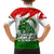 Tajikistan Family Matching Short Sleeve Bodycon Dress and Hawaiian Shirt Markhor with Red Green White Brushstroke Flag with Mountain Goat Design