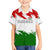 Tajikistan Family Matching Short Sleeve Bodycon Dress and Hawaiian Shirt Markhor with Red Green White Brushstroke Flag with Mountain Goat Design