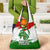 Tajikistan Grocery Bag Markhor with Red Green White Brushstroke Flag with Mountain Goat Design