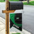 Syria Revolution Emblem Garden Flag with Traditional Pattern and Curved Green Black Design
