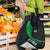 Syria Revolution Emblem Grocery Bag with Traditional Pattern and Curved Green Black Design