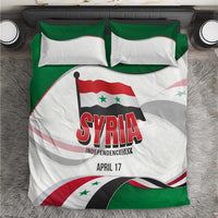 Syria Independence Day Bedding Set with National Flag and Emblem