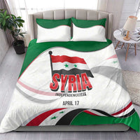 Syria Independence Day Bedding Set with National Flag and Emblem
