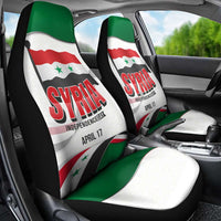 Syria Independence Day Car Seat Cover with National Flag and Emblem