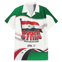 Syria Independence Day Family Matching Mermaid Dress and Hawaiian Shirt with National Flag and Emblem