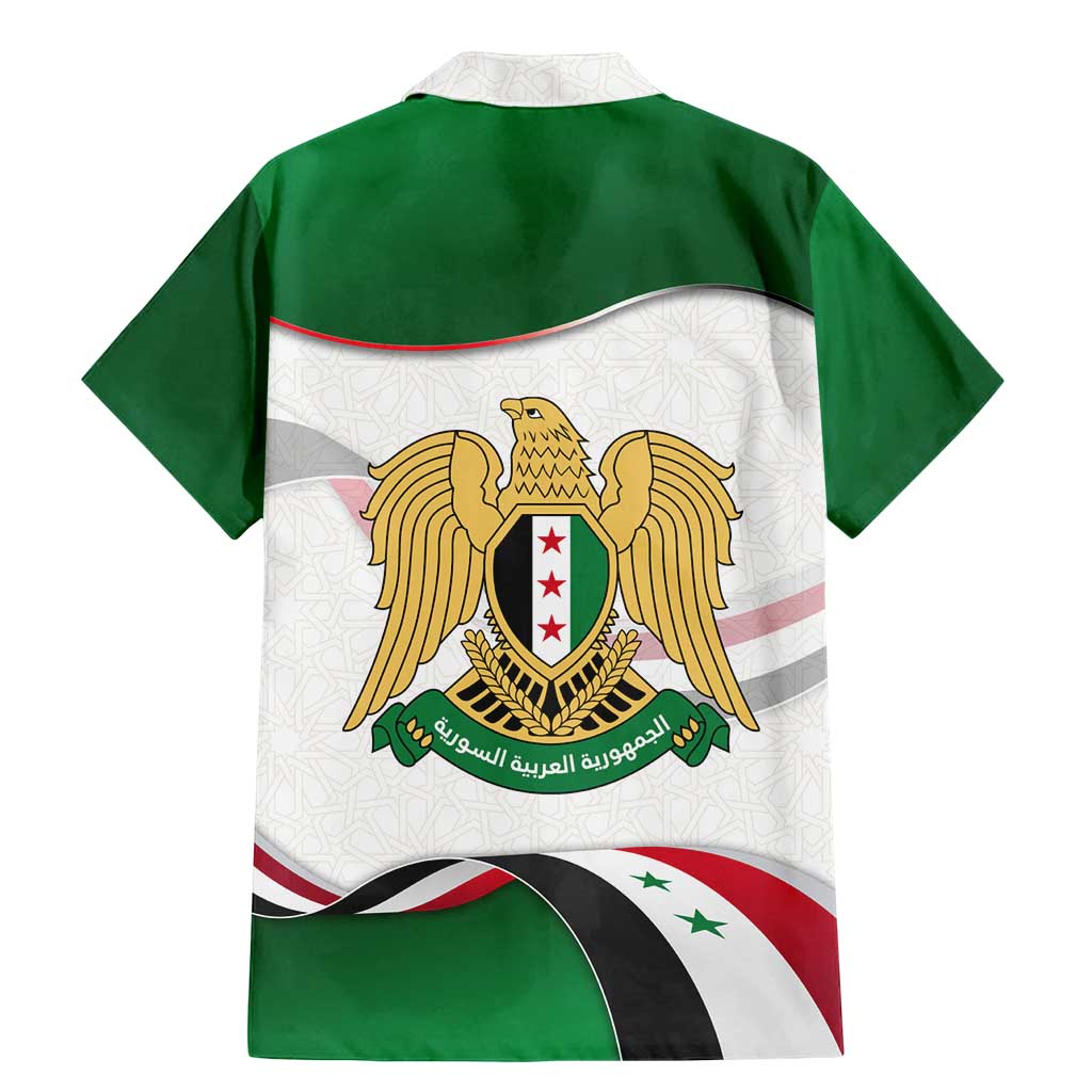 Syria Independence Day Family Matching Mermaid Dress and Hawaiian Shirt with National Flag and Emblem