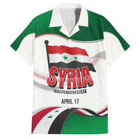 Syria Independence Day Family Matching Tank Maxi Dress and Hawaiian Shirt with National Flag and Emblem
