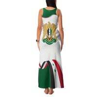 Syria Independence Day Family Matching Tank Maxi Dress and Hawaiian Shirt with National Flag and Emblem