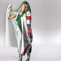Syria Independence Day Hooded Blanket with National Flag and Emblem