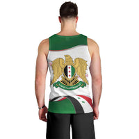 Syria Independence Day Men Tank Top with National Flag and Emblem
