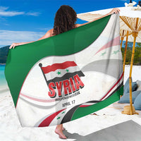 Syria Independence Day Sarong with National Flag and Emblem