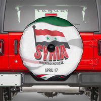 Syria Independence Day Spare Tire Cover with National Flag and Emblem