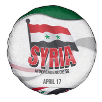 Syria Independence Day Spare Tire Cover with National Flag and Emblem