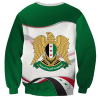 Syria Independence Day Sweatshirt with National Flag and Emblem